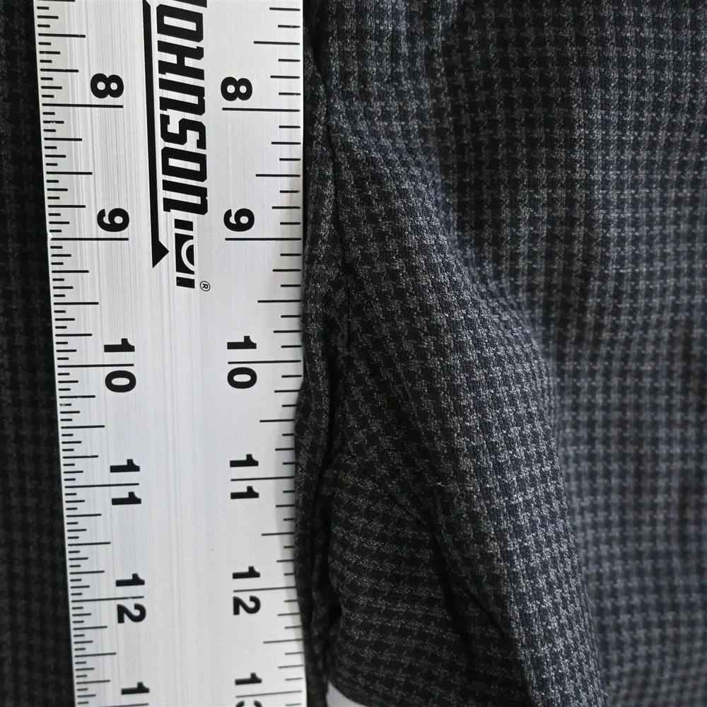 Zanella 38x28 Gray Houndstooth Devon Flat Front 100% Wool Mens Dress‎ Pants